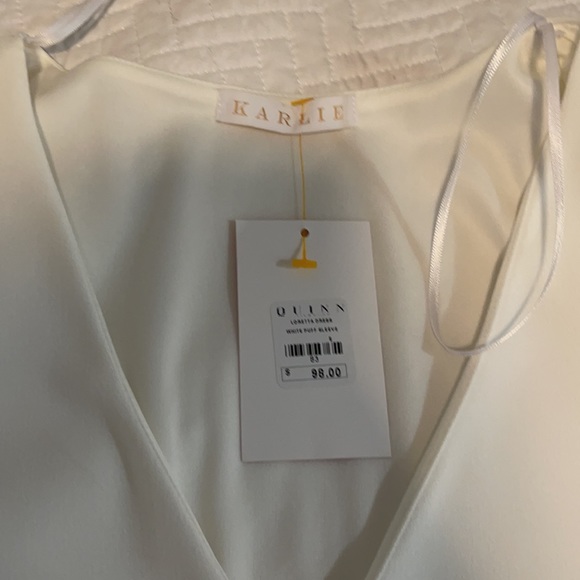 Size small karlie white dress NWT - Picture 3 of 4